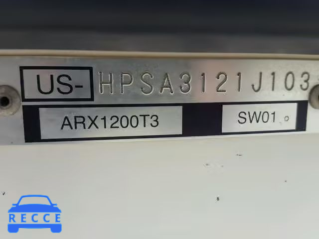 2001 HONDA AQUATRAX HPSA3121J103 зображення 9