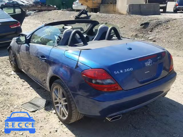 2009 MERCEDES-BENZ SLK 300 WDBWK54F19F208333 image 2