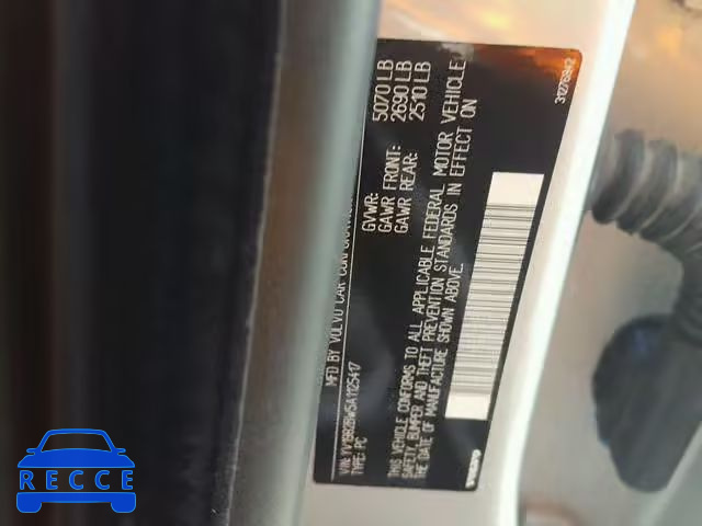 2010 VOLVO V70 3.2 YV1982BW5A1125417 image 9