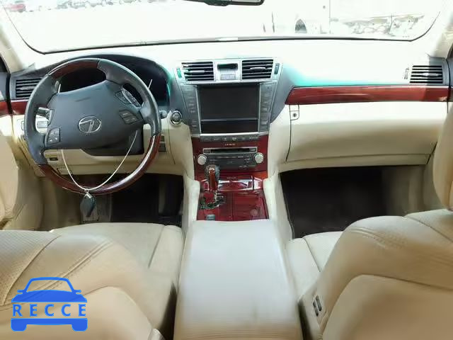 2010 LEXUS LS 460L JTHGL5EF5A5040738 зображення 9