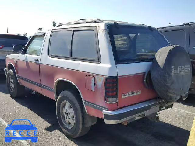 1989 CHEVROLET BLAZER S10 1GNCT18Z5K8238581 зображення 2