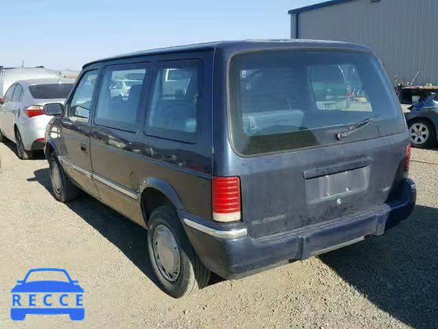 1993 PLYMOUTH VOYAGER 2P4FH253XPR334646 зображення 2