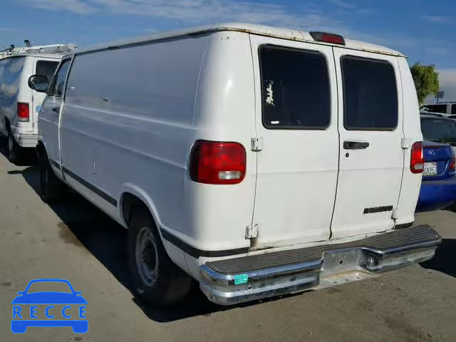 1999 DODGE RAM VAN B2 2B7JB21Z3XK524887 зображення 2