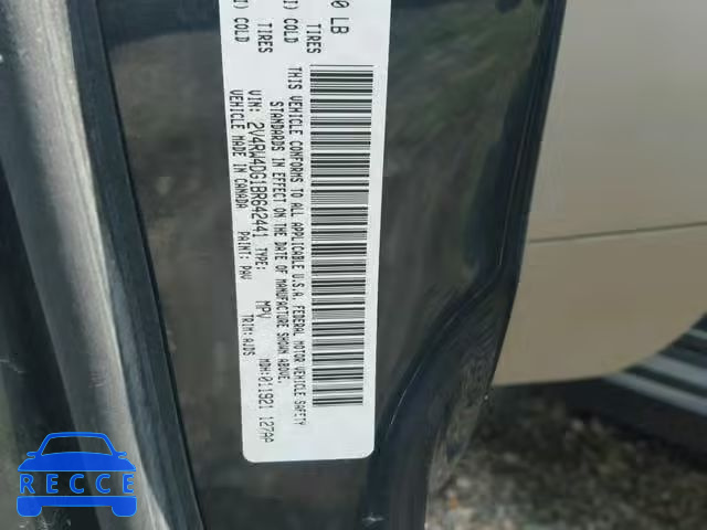 2011 VOLKSWAGEN ROUTAN S 2V4RW4DG1BR642441 image 9