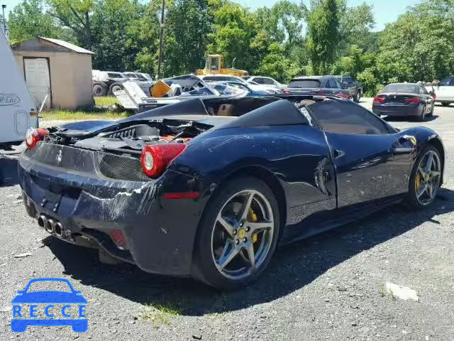 2014 FERRARI 458 SPIDER ZFF68NHA3E0198319 image 3