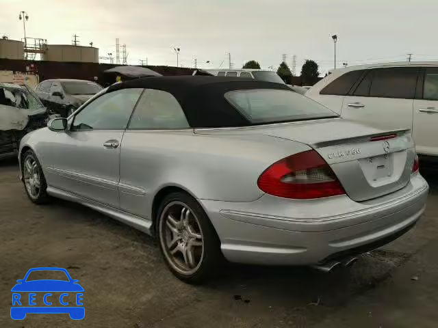 2008 MERCEDES-BENZ CLK 550 WDBTK72F48T096063 image 2