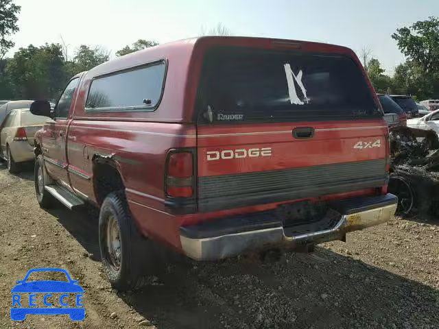 1999 DODGE RAM 1B7HF16Z4XS224609 зображення 2