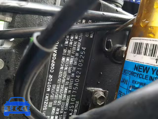 2004 SUZUKI GSX-R1000 JS1GT75A042105254 image 9