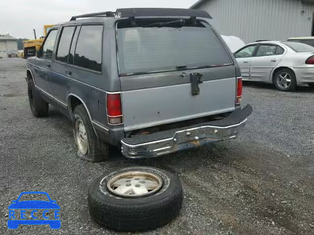 1991 CHEVROLET BLAZER S10 1GNDT13ZXM2208168 image 2