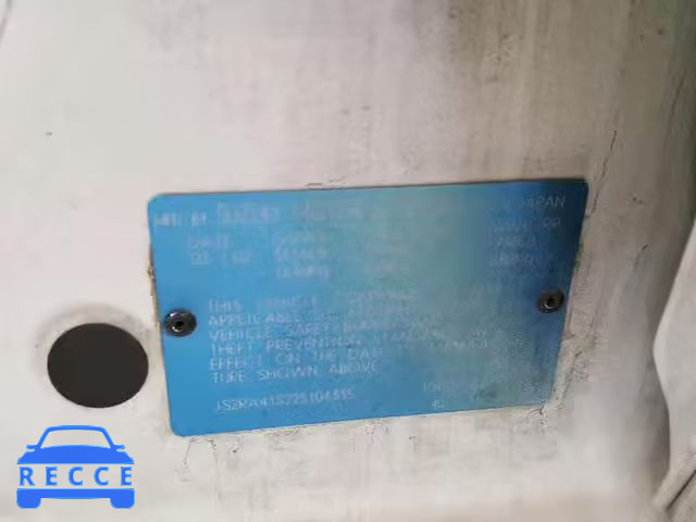 2002 SUZUKI AERIO S JS2RA41S225104335 image 9