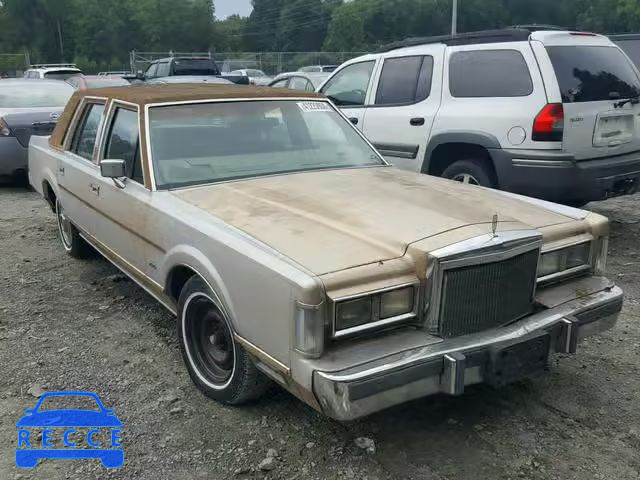 1986 LINCOLN TOWN CAR 1LNBP96F3GY727600 зображення 0