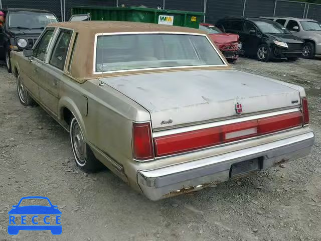 1986 LINCOLN TOWN CAR 1LNBP96F3GY727600 зображення 2