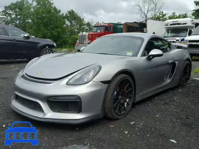 2016 PORSCHE CAYMAN GT4 WP0AC2A84GK197278 image 1