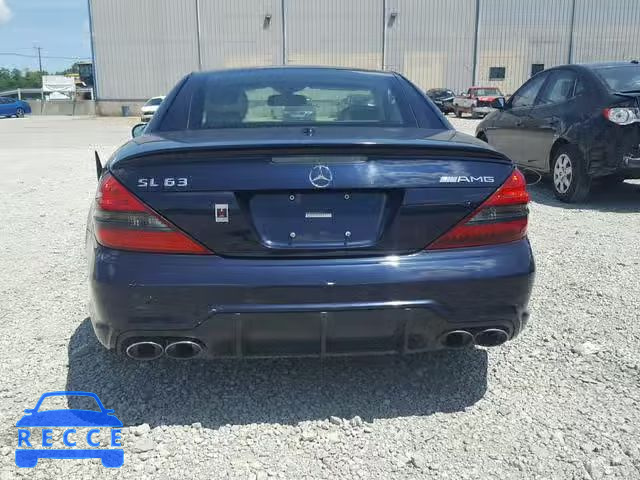2009 MERCEDES-BENZ SL 63 AMG WDBSK70F29F154539 image 8