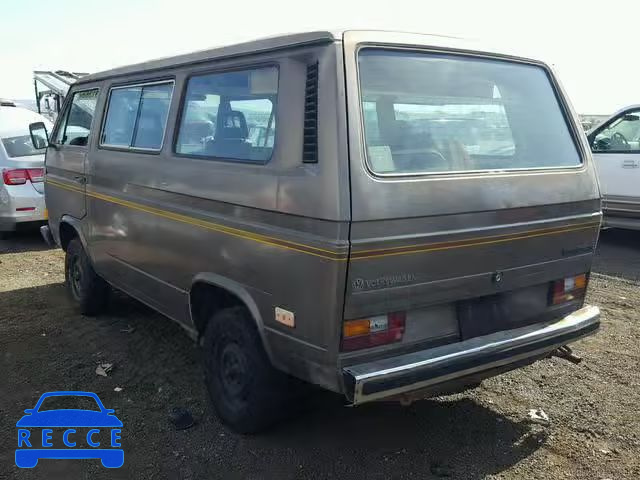 1984 VOLKSWAGEN VANAGON BU WV2YB0250EH030597 зображення 2