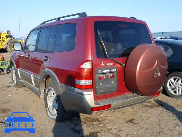 2003 MITSUBISHI MONTERO XL JA4NW31S23J017722 зображення 2