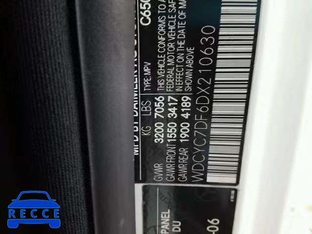 2013 MERCEDES-BENZ G 63 AMG WDCYC7DF6DX210630 зображення 9