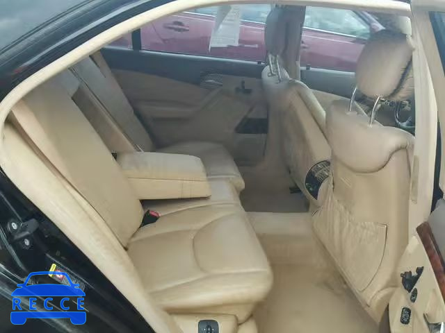 2001 MERCEDES-BENZ S 600 WDBNG78J01A210860 image 5