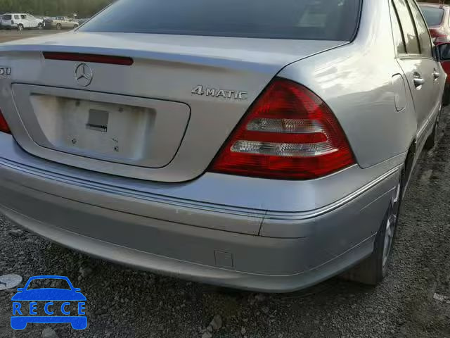 2007 MERCEDES-BENZ C 350 4MAT WDBRF87H77F896027 зображення 8