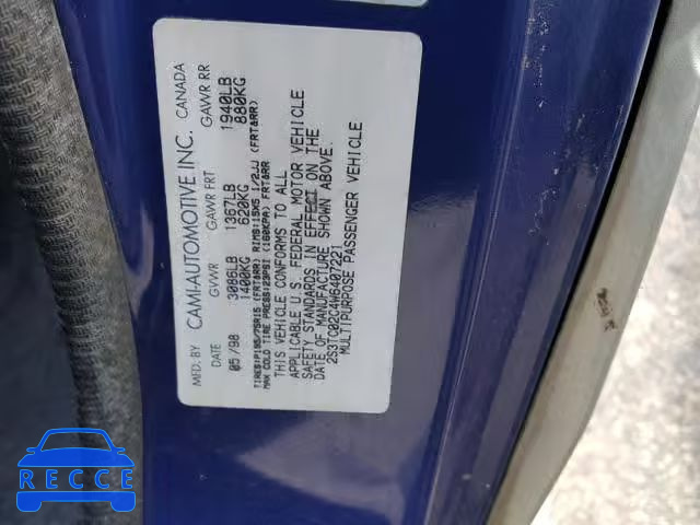 1998 SUZUKI SIDEKICK J 2S3TC02C4W6407221 зображення 9
