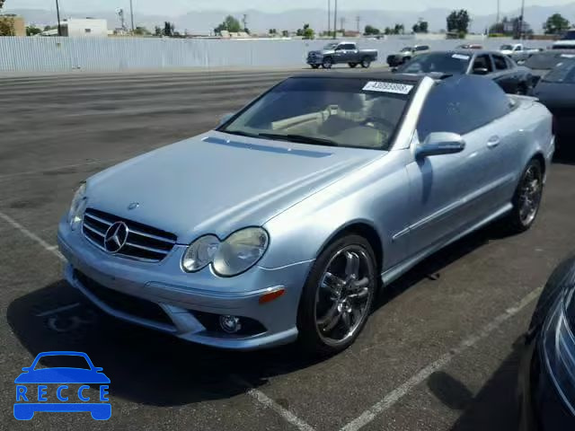 2007 MERCEDES-BENZ CLK 550 WDBTK72F17T084127 зображення 1