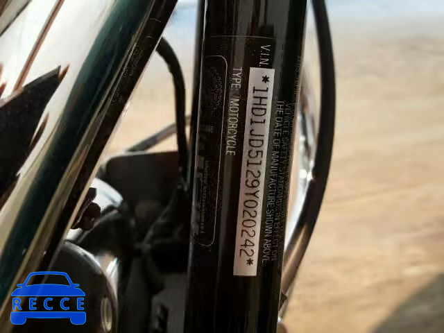 2009 HARLEY-DAVIDSON FLSTN 1HD1JD5129Y020242 image 9