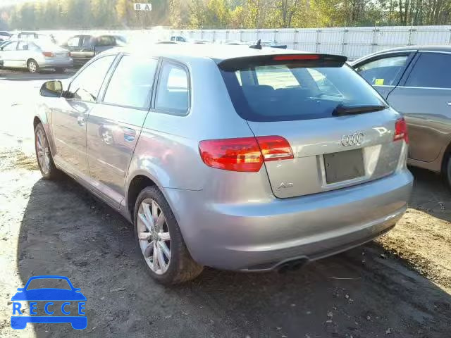 2009 AUDI A3 2.0T QU WAUKF78P69A077011 Bild 2