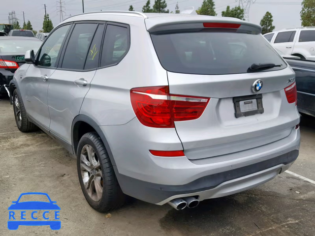 2015 BMW X3 XDRIVE3 5UXWX7C51F0K32636 Bild 2