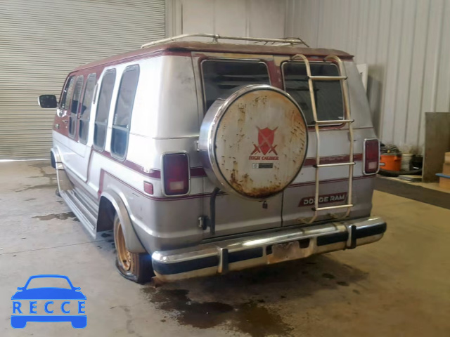 1987 DODGE RAM VAN B2 2B6HB23T8HK216448 зображення 2