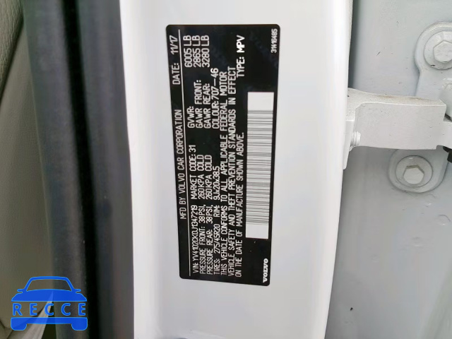 2018 VOLVO XC90 T5 YV4102CK0J1347219 image 9
