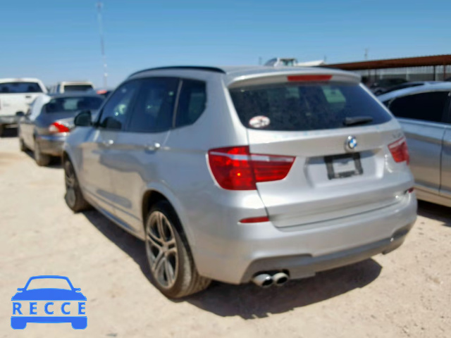 2015 BMW X3 XDRIVE3 5UXWX7C56F0K32454 image 2