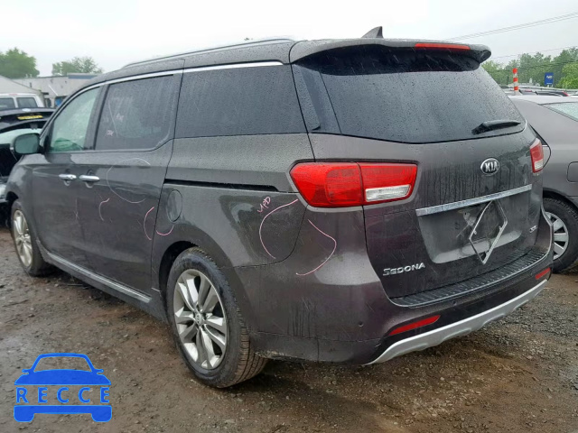 2016 KIA SEDONA SXL KNDME5C17G6183134 image 2