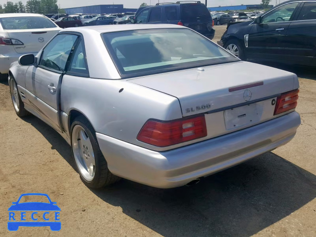 2001 MERCEDES-BENZ SL 500 WDBFA68F31F199593 image 2