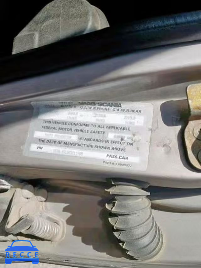 1989 SAAB 900 YS3AL45L6K3011908 image 9