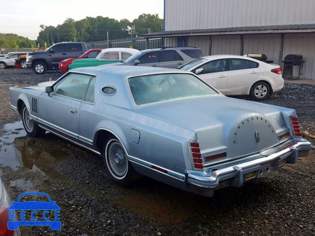 1978 LINCOLN CONTINENTL 8Y89A933970 Bild 2