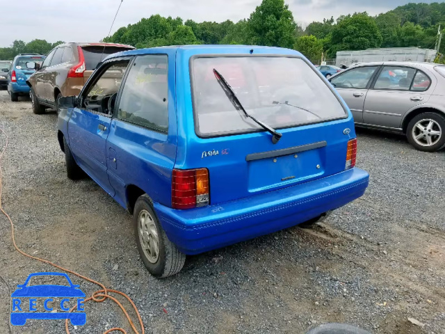 1993 FORD FESTIVA GL KNJPT06H3P6104439 зображення 2