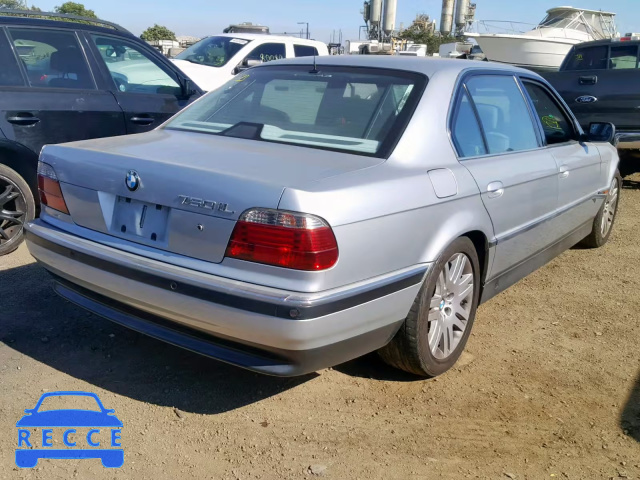 1998 BMW 750 IL WBAGK2322WDH69084 image 3