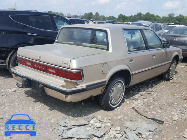 1989 DODGE DYNASTY 1B3BC4637KD468765 image 3