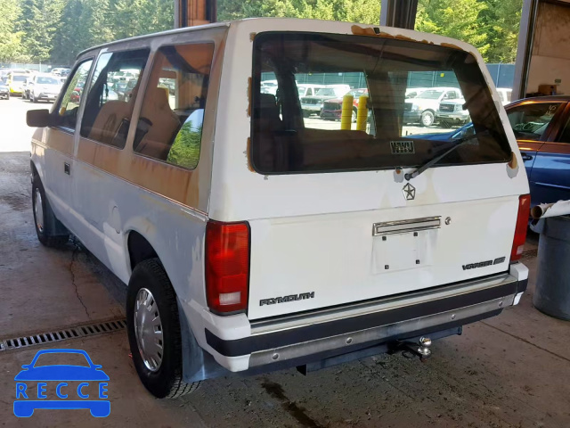 1990 PLYMOUTH VOYAGER SE 2P4FH4538LR756114 зображення 2