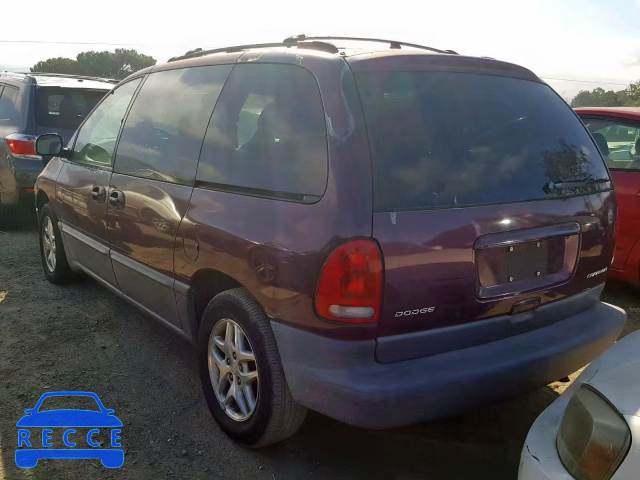 1999 DODGE CARAVAN LE 1B4GP55R8XB641813 зображення 2