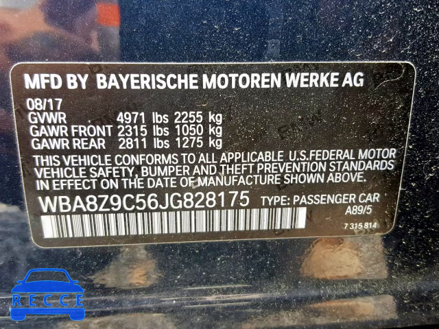2018 BMW 330 XIGT WBA8Z9C56JG828175 image 9