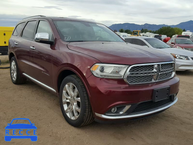 2016 DODGE DURANGO CI 1C4RDHEG9GC481424 зображення 0