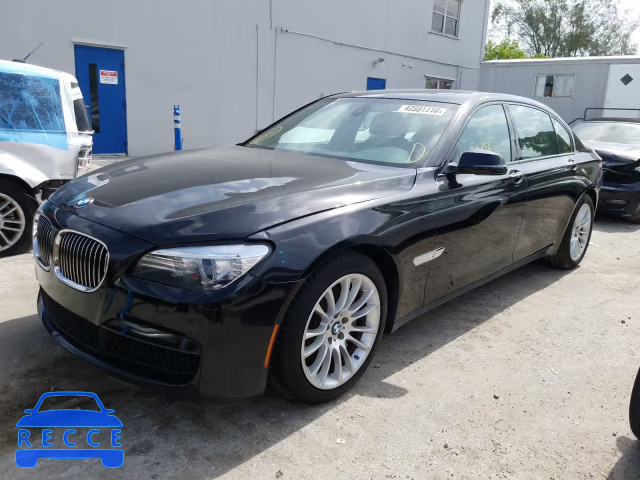 2014 BMW 740 LXI WBAYF4C59ED281809 зображення 1