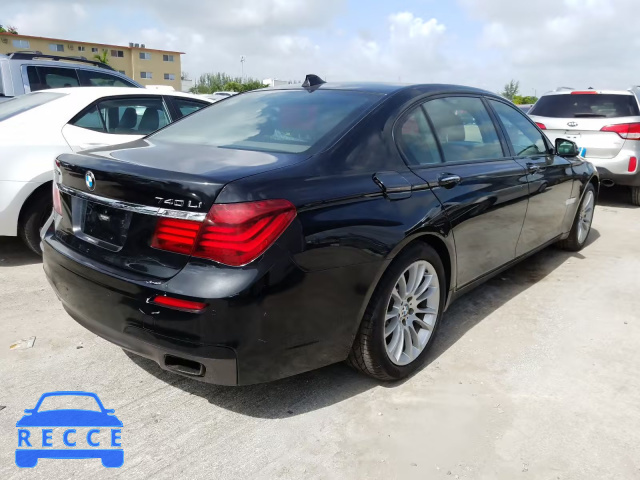 2014 BMW 740 LXI WBAYF4C59ED281809 зображення 3