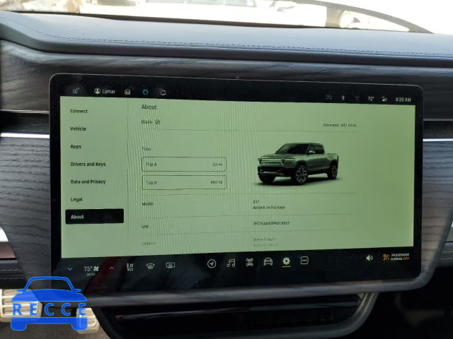 2023 RIVIAN R1T ADVENT 7FCTGAAA3PN019557 зображення 8