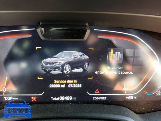 2022 BMW X6 XDRIVE4 5UXCY6C08N9N30237 image 8