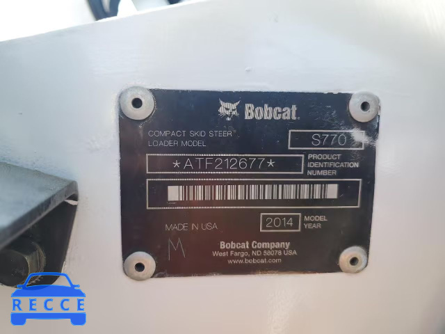 2014 BOBCAT S770 ATF212677 зображення 9