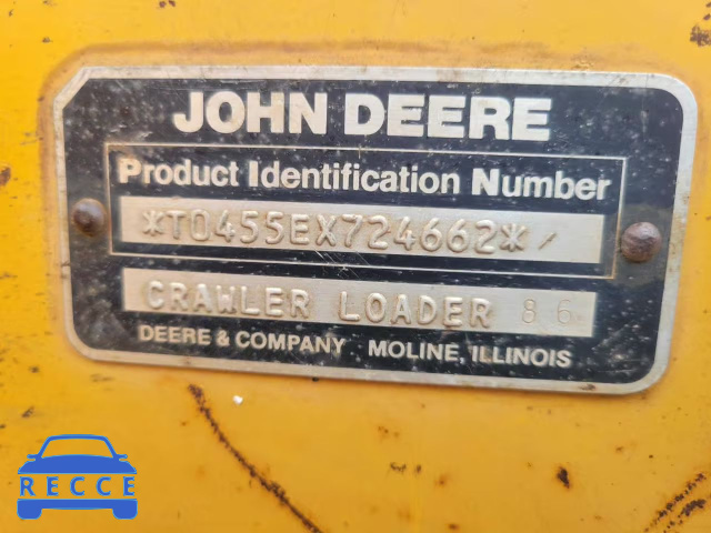 1986 JOHN DEERE OTHER T0455EX724662 image 9