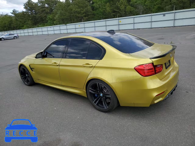 2015 BMW M3 WBS3C9C59FP804693 зображення 1