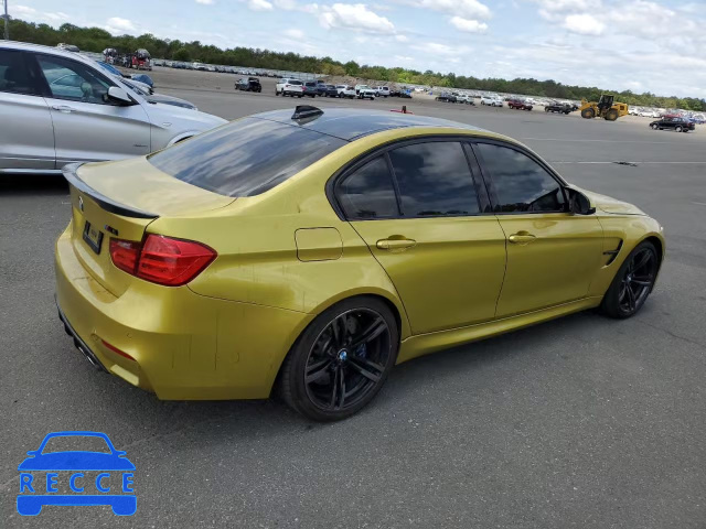 2015 BMW M3 WBS3C9C59FP804693 image 2